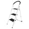 Namson 3-Step Folding Steel Ladder R26903 Black 39.5x53.5x82cm