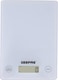Geepas Electric Kitchen Scale, GKS46525UK, 5kg Capacit, White