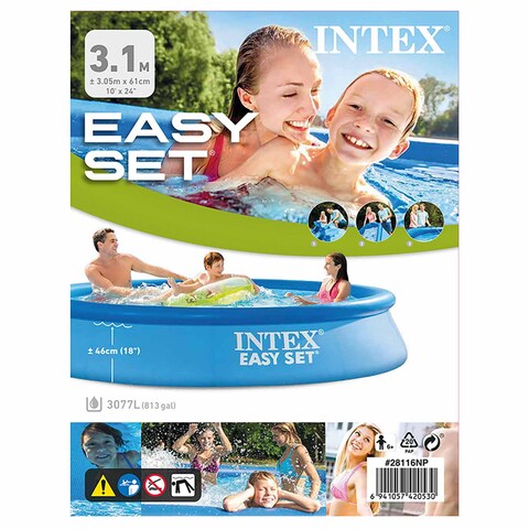 Intex Easy Set 28116 Swimming Pool - 305 &times; 61 Cm - Blue