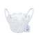 Multipurpose Storage White Cotton Basket 23x15cm