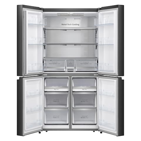 Gorenje Top Mount Refrigerator NRM9181SB 582L Grey