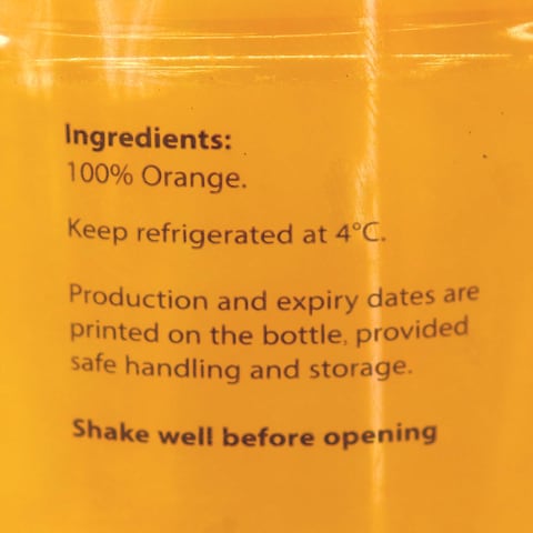 Supreme Natural Orange Juice - 500 ml
