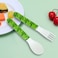 DINEWELL KIDS SPOON &amp; FORK SET SPOON RABBIT, DWC2148RBT