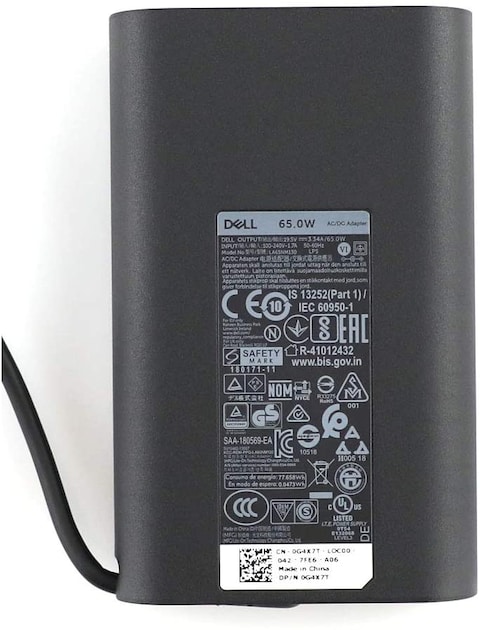 Laptop 65W 19.5V 3.34A Ac Adapter Charger Power Supply Latitude E6440 E6540 E7240 E7250 E7440 E7450 E7470 E5250 E5450 E5440 E5270 E5280 E7280 E7380 LA65NM130 HA65NM130 with Power Cord