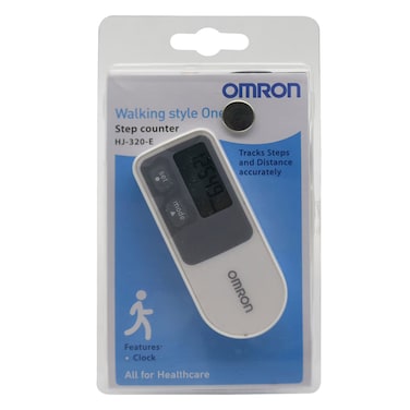 Omron HJ-320-E Walking Style Step Counter White/Grey