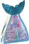 Townley Girl Mermaid Vibes Makeup Set With 8 Pieces, Including Lip Gloss, Nail Polish, Body Shimmer And More In Bag, Ages 3+ For Parties, Sleepovers Makeovers