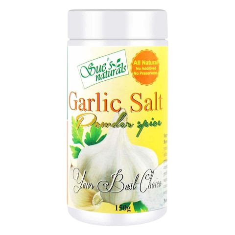 Sue&#39;s Naturals Garlic Salt 150g