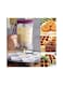 Generic Cake Batter Dispenser Clear/Purple 17x11x18.5centimeter