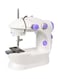 DLC - Mini Electric Sewing Machine White/Blue/Black