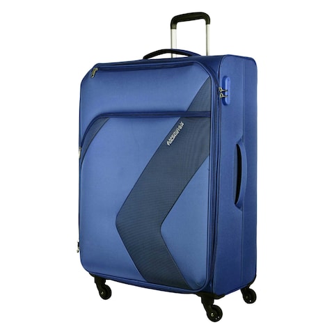 AMT STANFORD TROLLEY BAG 55CM NAVY