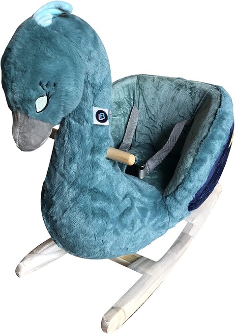 Lovely Baby Flamingo Rocking Chair For Kids Lb 305 Rocking Flamingo, Blue