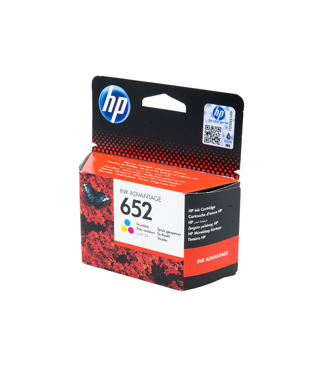 Hp Ink Cartridge Model 652 Tri-Color