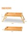 Amerteer Bed Tray Table With Folding Legs Brown 108g