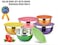 Stainless Steel Colored Salad Bowl Set 5 Pcs Colored