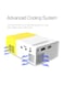 Generic Ultra Portable LED Projector 2724570985687 Yellow/White