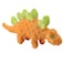 Plush Pet Stegosaurus Dog Toy - Multicolor - 3pc