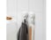 Hook with suction cup, white,2pack