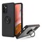 Protective Matte Ring Case Cover For Samsung A72 4G Black