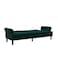 In House Nutella 2 In 1 Sofabed Linen Upholstered - Dark Green
