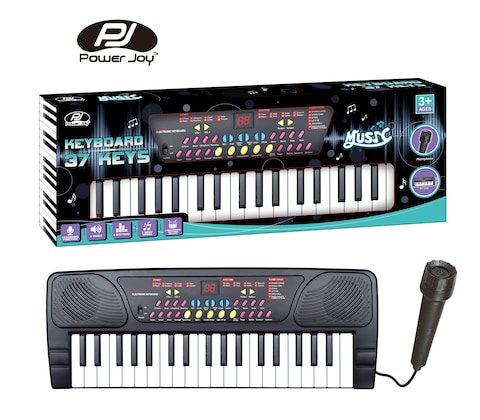 Power Joy Music Keyboard 37 Keys With Mic