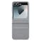 Samsung Vegan Leather Flap Case Cover for Galaxy Flip6 Grey