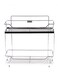 ROYALFORD 2 Layer Kitchen Rack Silver