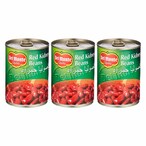 Buy Del Monte Red Kidney Beans 400g Pack of 3 in UAE