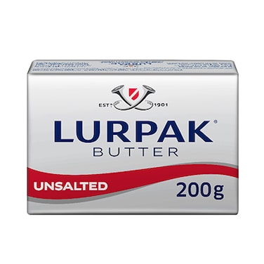 Lurpak Butter Block Unsalted 200GR