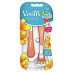 Buy Gillette Venus Riviera Disposable Razor 2 Pieces in Kuwait