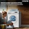 KROME 8KG Front Load Washing Machine, BLDC Inverter Motor,1400 RPM,15 Programs,Fully Automatic with Lunar Dial, 5 Star Energy Rating,LED Display, Multiple Temperature, White,1 year warranty-KR-WFL80SI