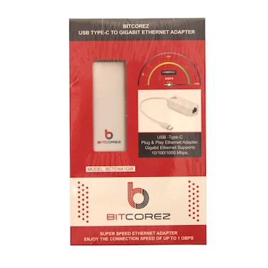 Bitcorez USB Type C to RJ45 Adapter 