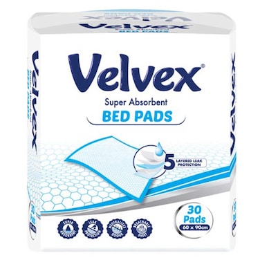 VELVEX BEDPADS 30S
