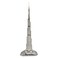Winds Trading Ahlan UAE Metal Burj Khalifa Large Silver