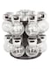 Generic 16-Piece Spice Jar With Rack Clear/Silver