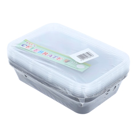 Plastic Food Storage Containers 5 pcs
