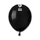 5in Std Latex Black Color Balloon 100ct