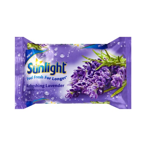 Sunlight Soap Bar, Refreshing Lavender - 125 gm