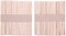 Generic Sadaf Craft Sticks, Set Of 4 Sdf-W114 Arts And Crafts