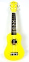 Mike Music HM-21BU Soprano Ukulele Bundle with Bag,Strap, Capo,Extra Strings ,Picks(21 inch, Yellow)