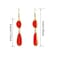 Aiwanto Red Earrings Party Gift Earrings