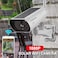 Generic-1080P Solar IP Camera 2MP Wireless WiFi Camera Security Surveillance IP66 Waterproof Outdoor Camera Two Way Audio IR Night Vision Motion Detection Solar Power HD Camera