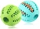 Jjone Dog Toy Ball, Nontoxic Bite Resistant Toy Ball For Pet Dogs Puppy Cat, Dog Pet Food Treat Feeder Chew Tooth Cleaning Ball Exercise Game Iq Training Ball 7cm (2Pcs)