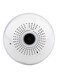 Generic 360 Degree Panoramic Camera Light Bulb With Microphone White