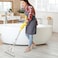 PVA Folding Sponge Mop 28cm, Telescopic Handle Folding Squeeze  3 Extra Super Absorbent PVA Sponge Refill   Household Cleaning Tool  Best for Kitchen, Tiles, Multi-Surface Hard Floor (1+3)