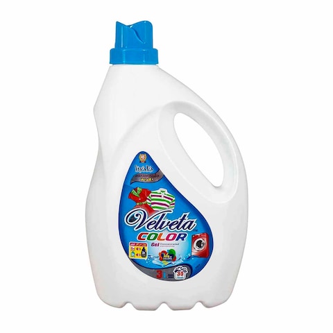 Buy Velvetta Laundry Concetrated Gel for Color Clothes - 3 Liters in Egypt