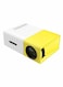 Generic Mini Lcd Portable Projector 2724482676840 Yellow