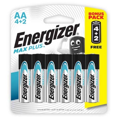 Energizer Max Plus 12X6 AA (4+2)