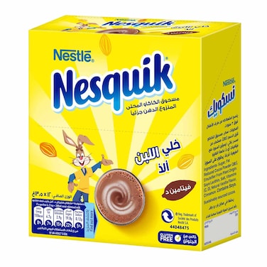 نسكويك مسحوق الكاكاو المحلي - 13.5 جرام - 12 كيس