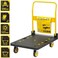 STANLEY Platform Trolley 250KG - Polypropylene Platform &amp; Pedal Brake - Built for Commercial Warehouses, Retail Stores, Delivery Services &amp; Professional Movers - SXWT-PC509