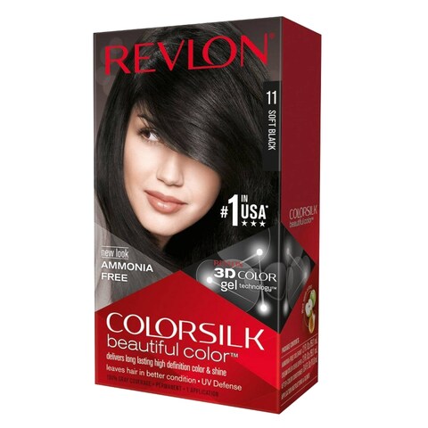 Revlon Colorsilk Beautiful Hair Color 11 Soft Black
